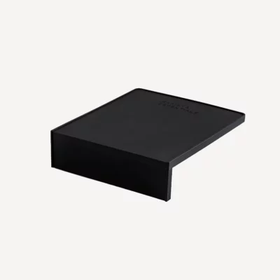 Tampermat met hoek zwart